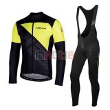 Maglia Nalini Manica Lunga 2020 Nero Giallo