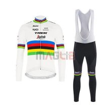 Maglia UCI Mondo Campione Trek Segafredo Manica Lunga 2020