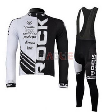 Maglia Rock racing manica lunga 2011 nero e bianco