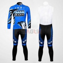 Maglia SaxoBank manica lunga 2012 blu