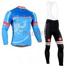 Maglia Castelli manica lunga 2014 rosso e celeste
