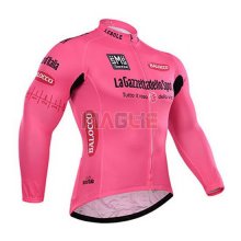 Maglia Giro de Italia manica lunga 2015 rosa