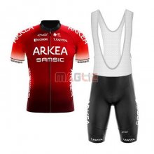 Maglia Arkea Samsic Manica Corta 2020 Rosso Nero