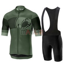 Maglia Castelli Ruota Manica Corta 2019 Nero Verde