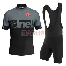 Maglia Cinelli manica corta 2016 nero e grigio