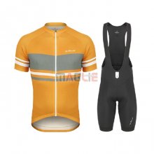 Maglia De Marchi Manica Corta 2021 Giallo Grigio