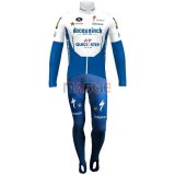 Maglia Deceuninck Quick Step Manica Lunga 2020 Blu Bianco