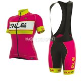Maglia Donne ALE Graphics Prr Bermuda 2017 Rosa e Giallo