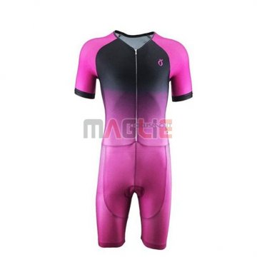 Maglia Emonder-Triathlon Manica Corta 2019 Rosa Nero