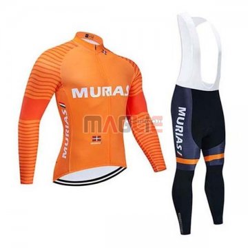 Maglia Euskadi Murias Manica Lunga 2020 Arancione