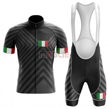 Maglia Italia Manica Corta 2020 Nero