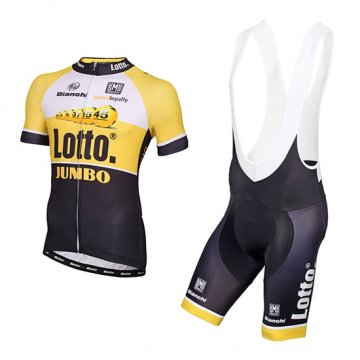 Maglia Lotto NL Jumbo 2015 giallo e nero