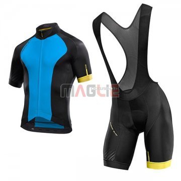 Maglia Mavic Manica Corta 2017 Blu e Nero