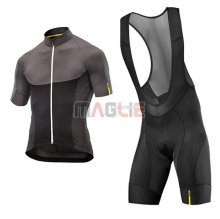 Maglia Mavic Manica Corta 2017 Nero e Grigio