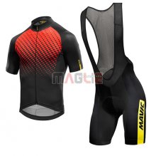 Maglia Mavic Manica Corta 2017 Rosso e Nero