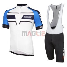 Maglia Nalini manica corta 2016 blu e bianco