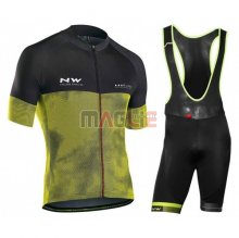 Maglia Northwave Manica Corta 2018 Nero Giallo