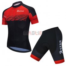 Maglia R Star Manica Corta 2021 Nero Rosso