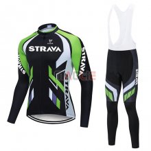 Maglia STRAVA Manica Lunga 2021 Nero Verde