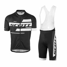 Maglia Scott Manica Corta 2017 nero e bianco