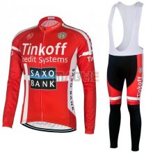 Maglia Tinkoff Saxo Bank ML 2018 Rosso Nero