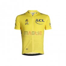 Maglia Tour de France Manica Corta 2021 Giallo