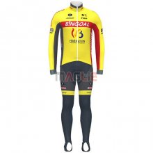 Maglia Wallonie Bruxelles Manica Lunga 2020 Giallo Rosso