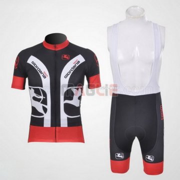 Maglia Giordana manica corta 2011 rosso e nero