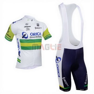 Maglia GreenEDGE manica corta 2013 bianco