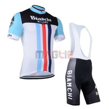 Maglia Bianchi manica corta 2014 bianco e celeste