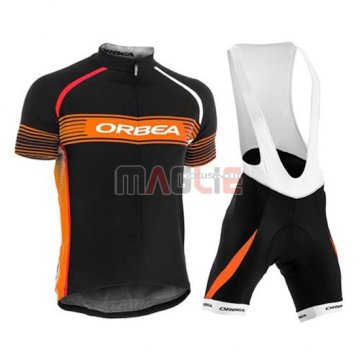 Maglia Orbea manica corta 2015 nero e arancione