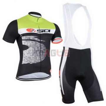 Maglia SIDI manica corta 2015 nero e verde