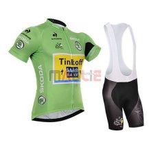 Maglia Tour de France manica corta 2015 Saxo Bank verde