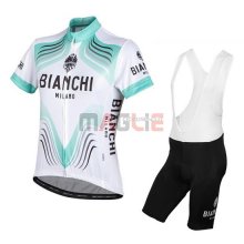 Maglia Bianchi manica corta 2016 bianco e verde