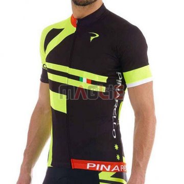 Maglia Pinarello manica corta 2016 nero e verde