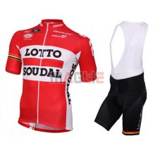 Maglia Lotto manica corta 2016 bianco e rosso