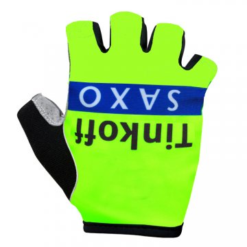 2016 Saxo Bank Tinkoff Guanto Ciclismo Verde