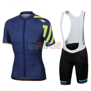 2018 Maglia Sportful Manica Corta Prism Spento Blu