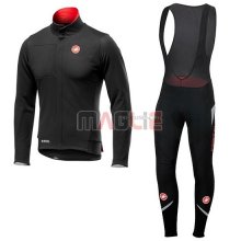 Maglia Castelli DE Manica Lunga 2019 Nero Rosso