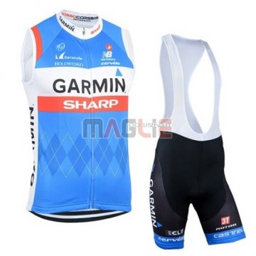 Gilet Antivento Garmin Sharp 2019 Blu Bianco