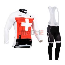 Maglia Assos manica lunga 2014 arancione e bianco