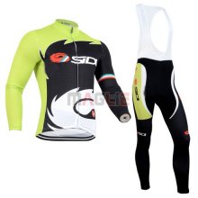 Maglia SIDI manica lunga 2014 nero e verde