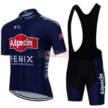 Maglia Alpecin Fenix Manica Corta 2021 Scuro Blu