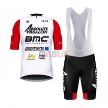 Maglia BMC Absolute Absalon Manica Corta 2020 Bianco Rosso