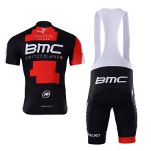 Maglia BMC Manica Corta 2017 rosso e nero