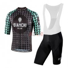 Maglia Bianchi Manica Corta 2020 Nero Verde