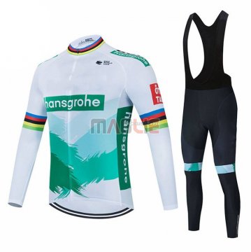 Maglia Bora-Hansgrone Manica Lunga 2021 Bianco Verde