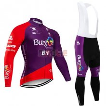 Maglia Burgos BH Manica Lunga 2020 Viola Rosso