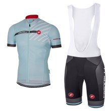 Maglia Castelli Manica Corta 2017 azzurro