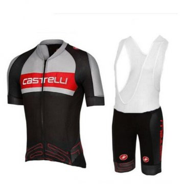 Maglia Castelli Manica Corta 2017 grigio e nero